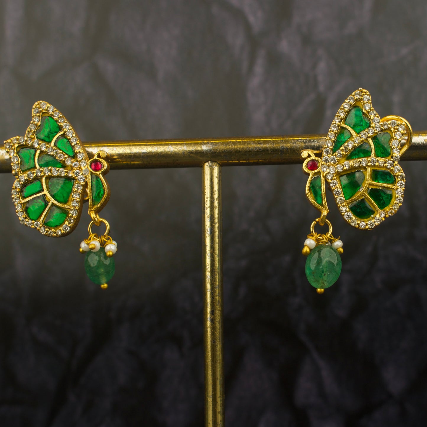 Classic Design With Jadau Kundan Stud Earrings
