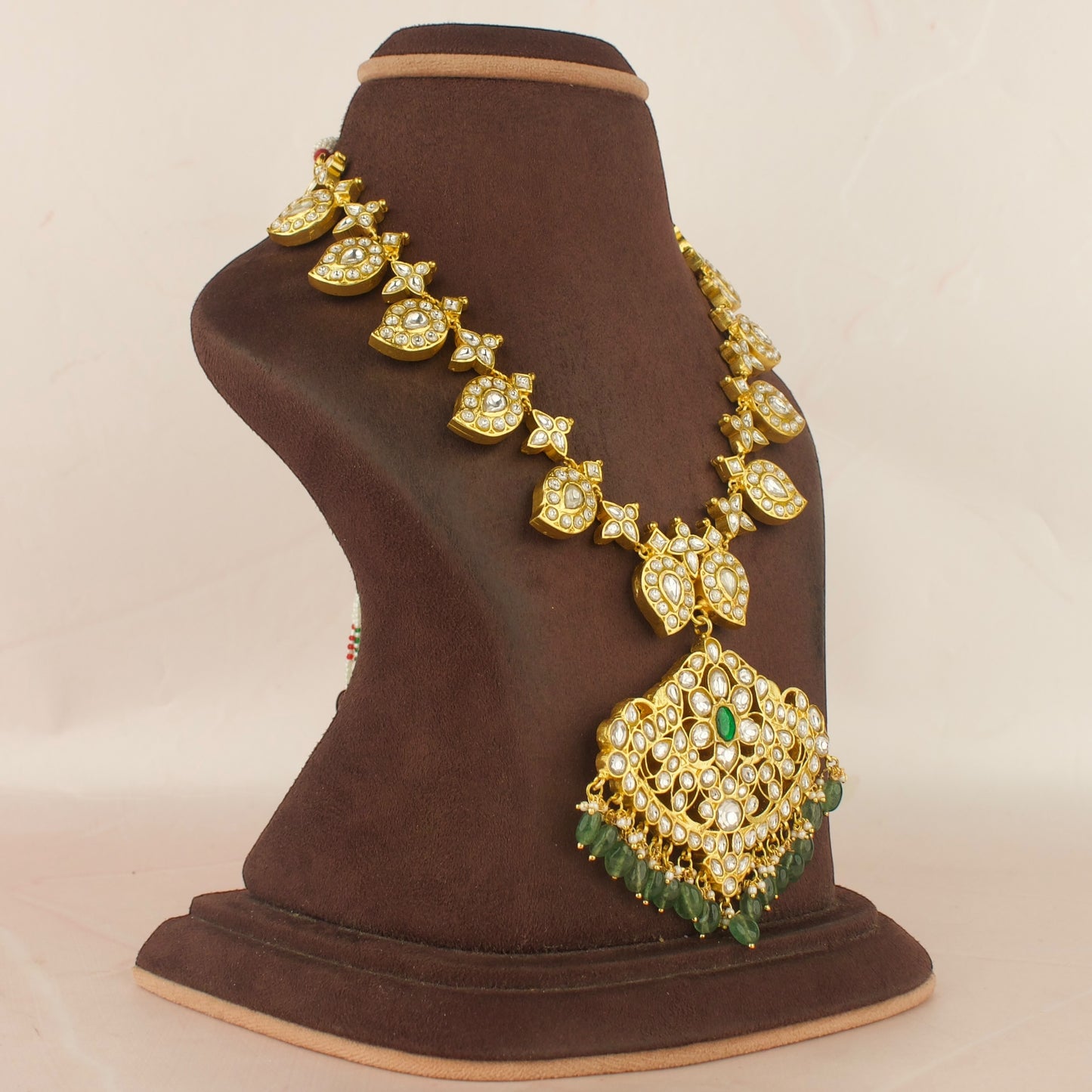 Timeless Jadau Kundan Reversible Mango Necklace