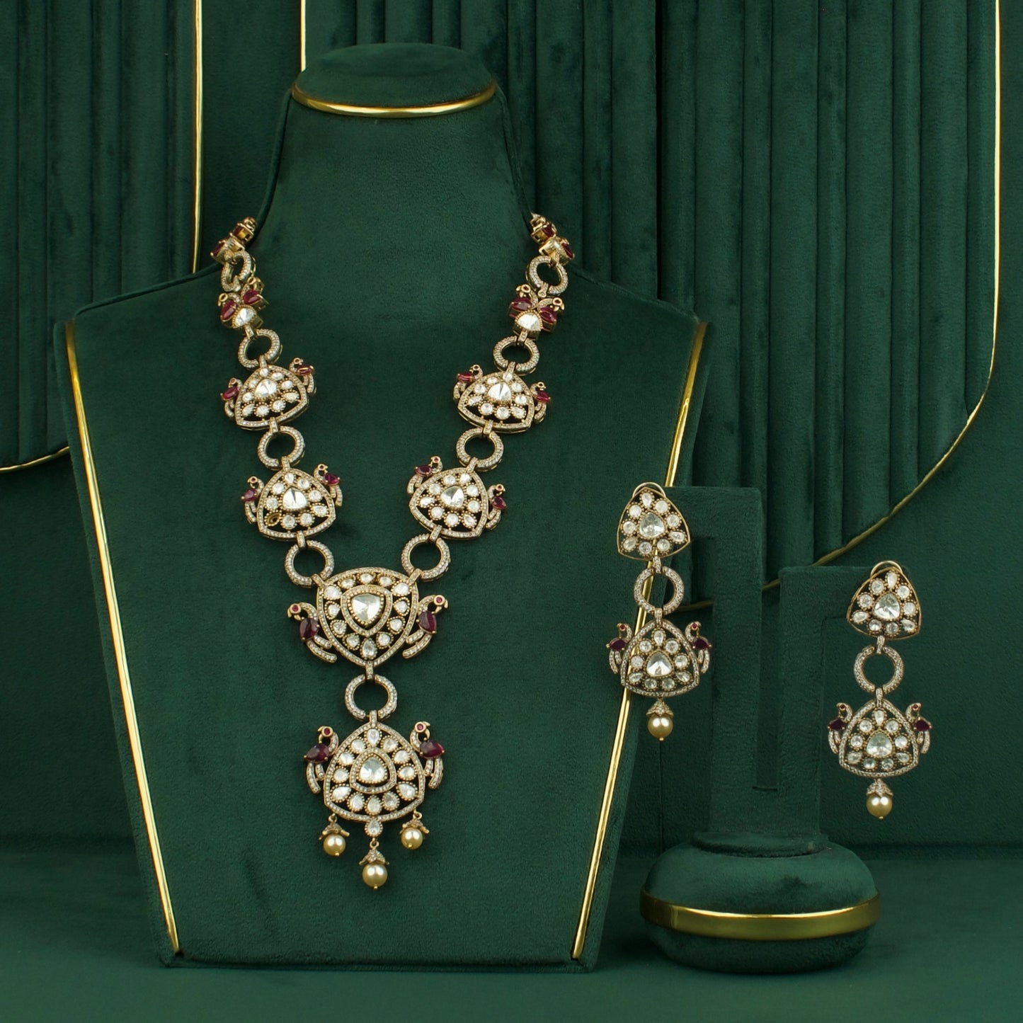 Royal Heritage Victorian Polki Necklace Set