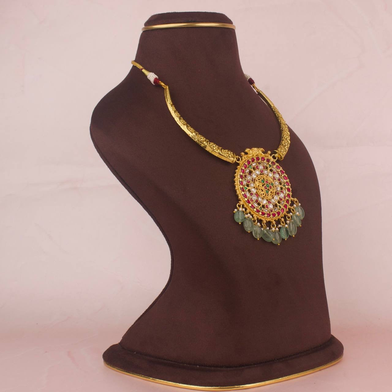 Unique Jadau Kundan Kanti Style Necklace