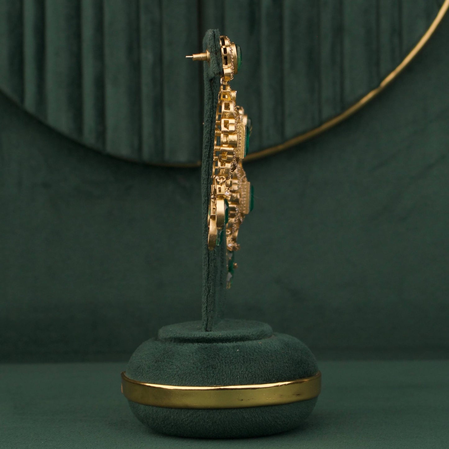 Royal Heritage Polki Jadau Kundan Layered Necklace Set With Matching Earrings