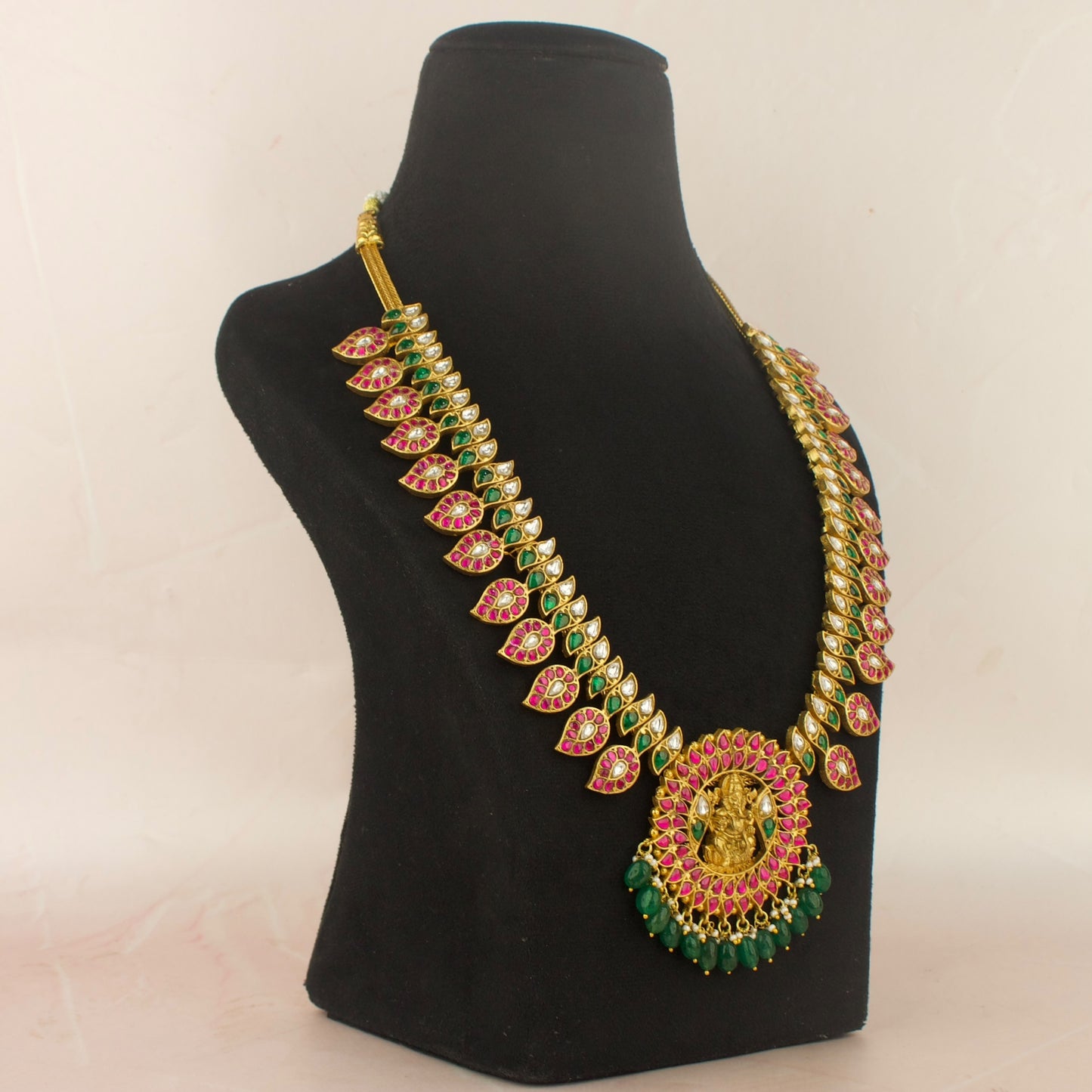 Exquisite Design Jadau Kundan Long Mango Haram