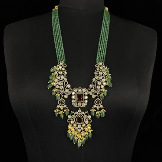 Traditional Victorian Beads Mala Set with Russian Beads