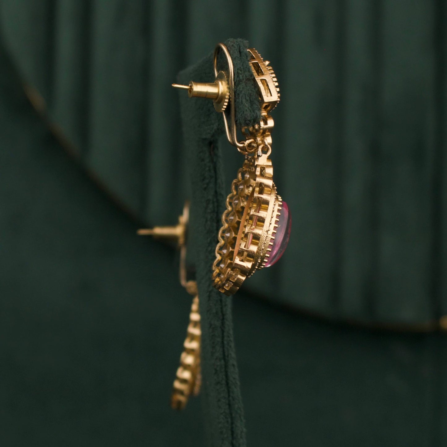 Nita Ambani Inspired Victorian Polki Necklace Set