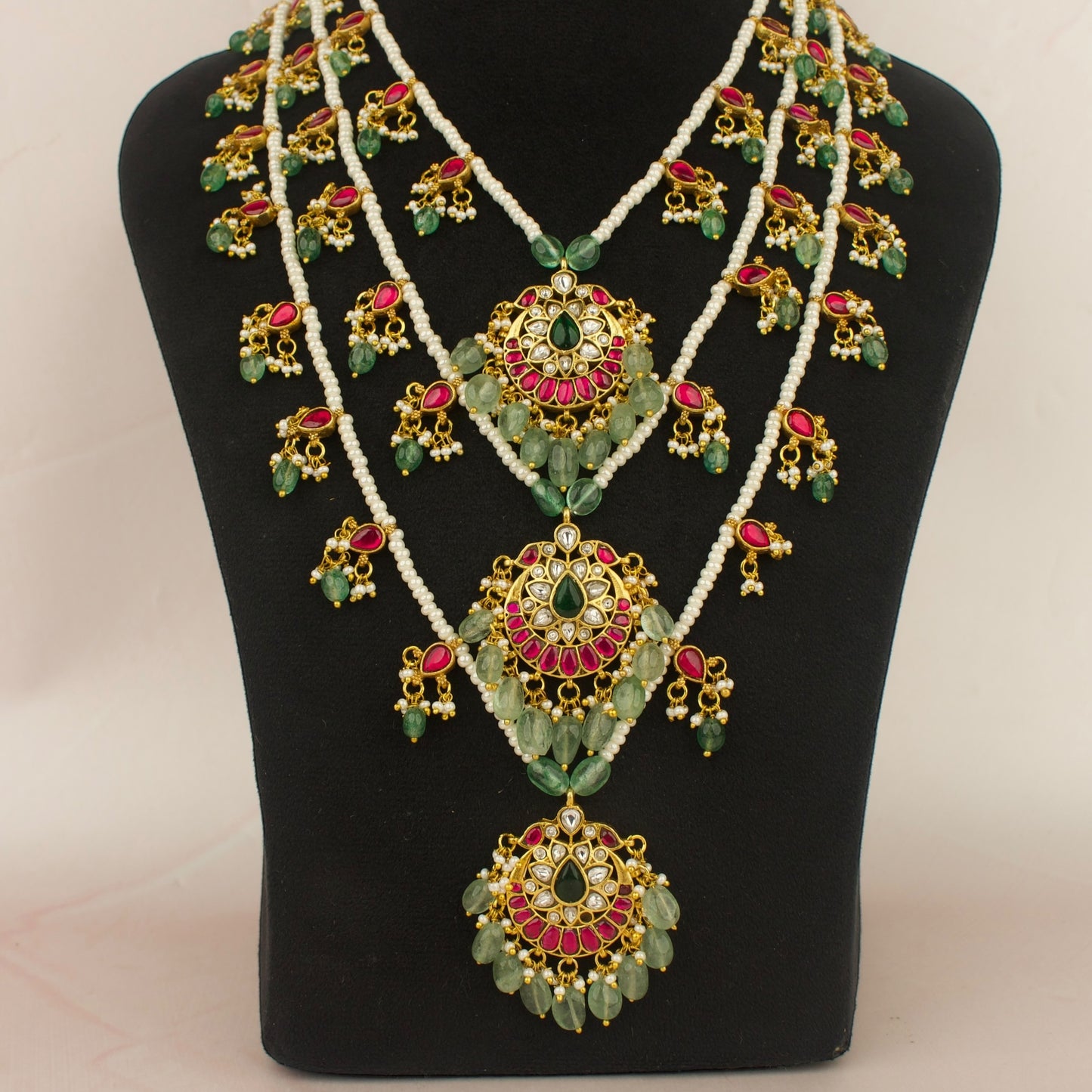 Jadau Layered Necklace (DJ440)