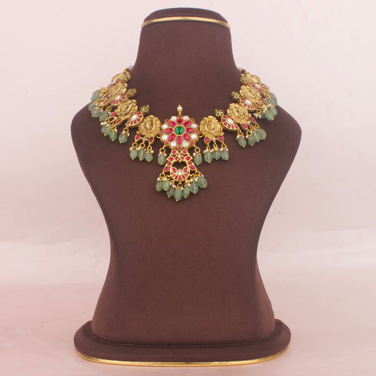 Royal Jadau Kundan Necklace x Nakshi Necklace