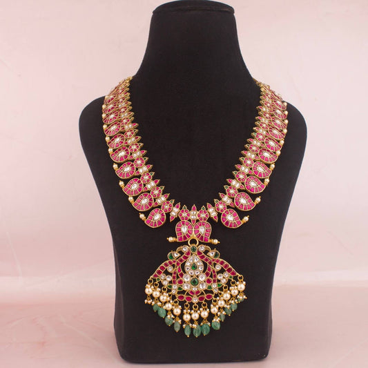 Bridal Detachable Locket Jadau Kundan Mango Haram