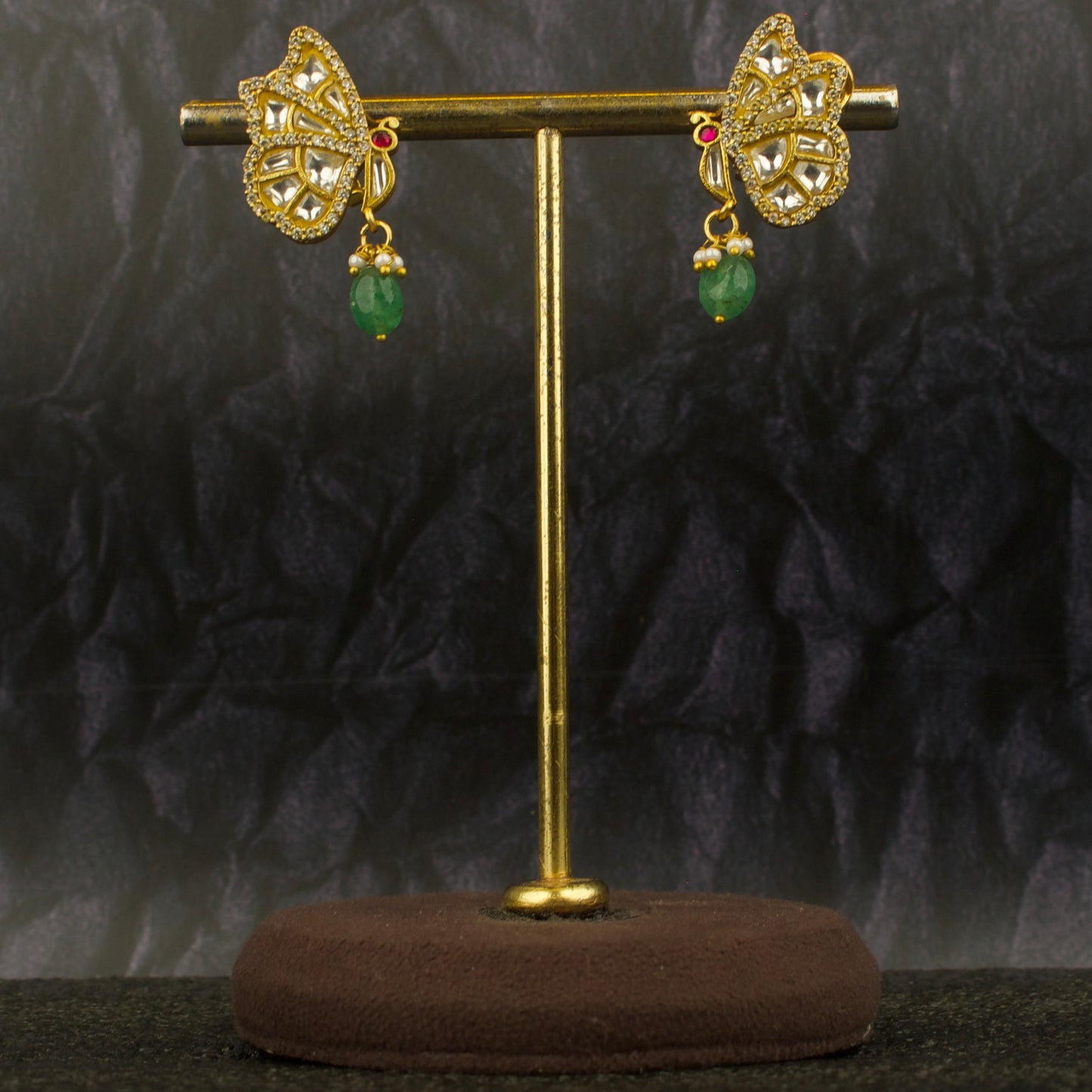 Classic Design With Jadau Kundan Stud Earrings