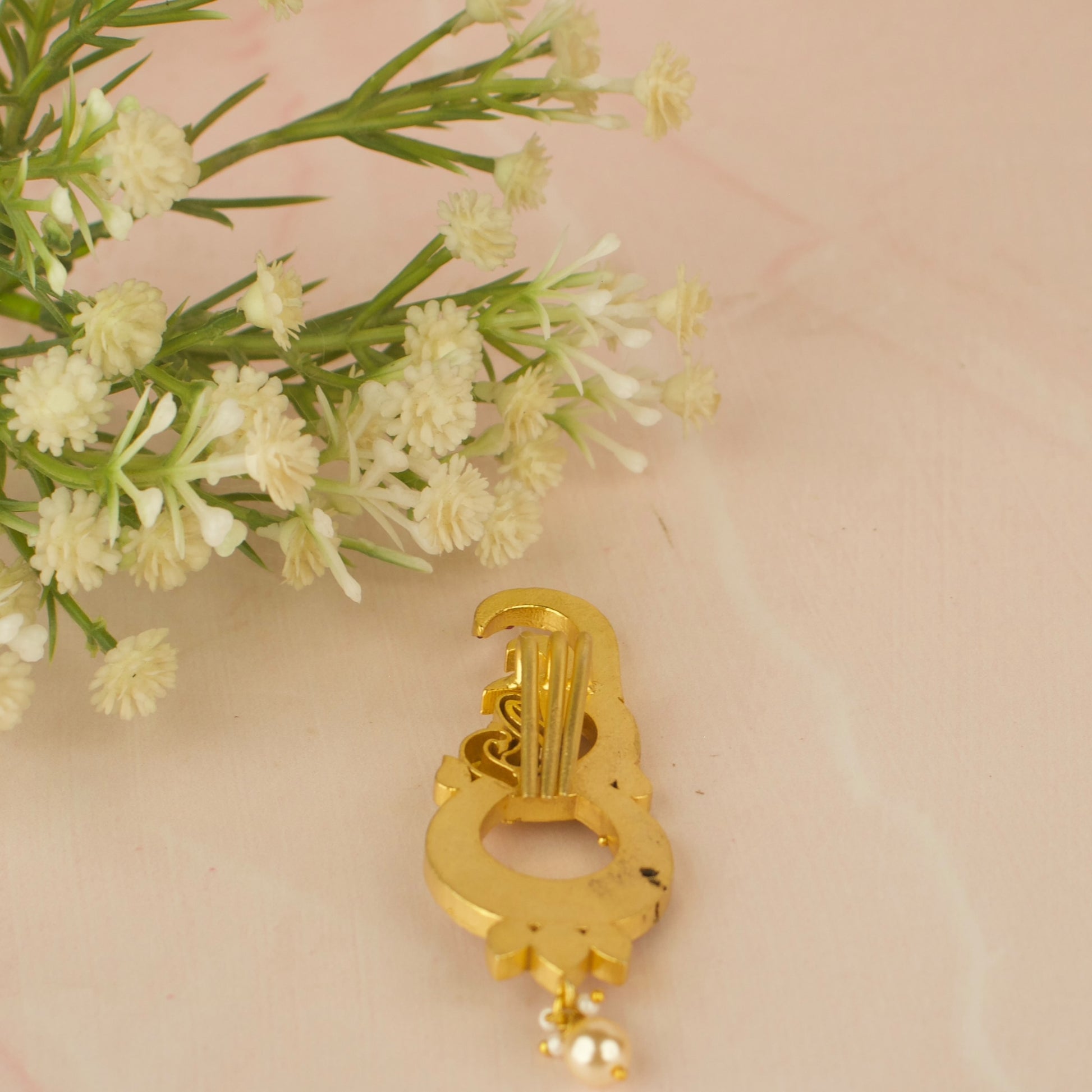 Unique Jadau Kundan Hairpin In Chandbali Design