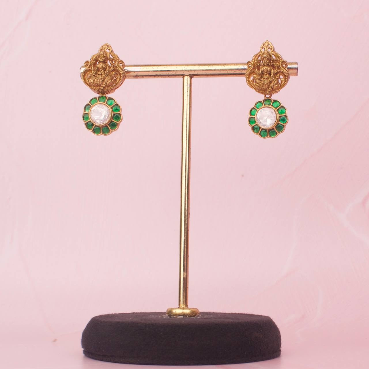 Traditional Bottu Mala Necklace In Kundan & Polki