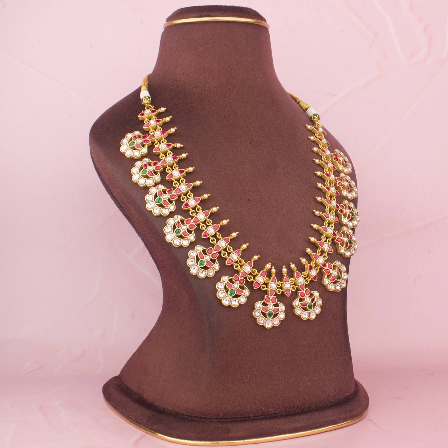 Unique Jadau Kundan Bottumala Necklace