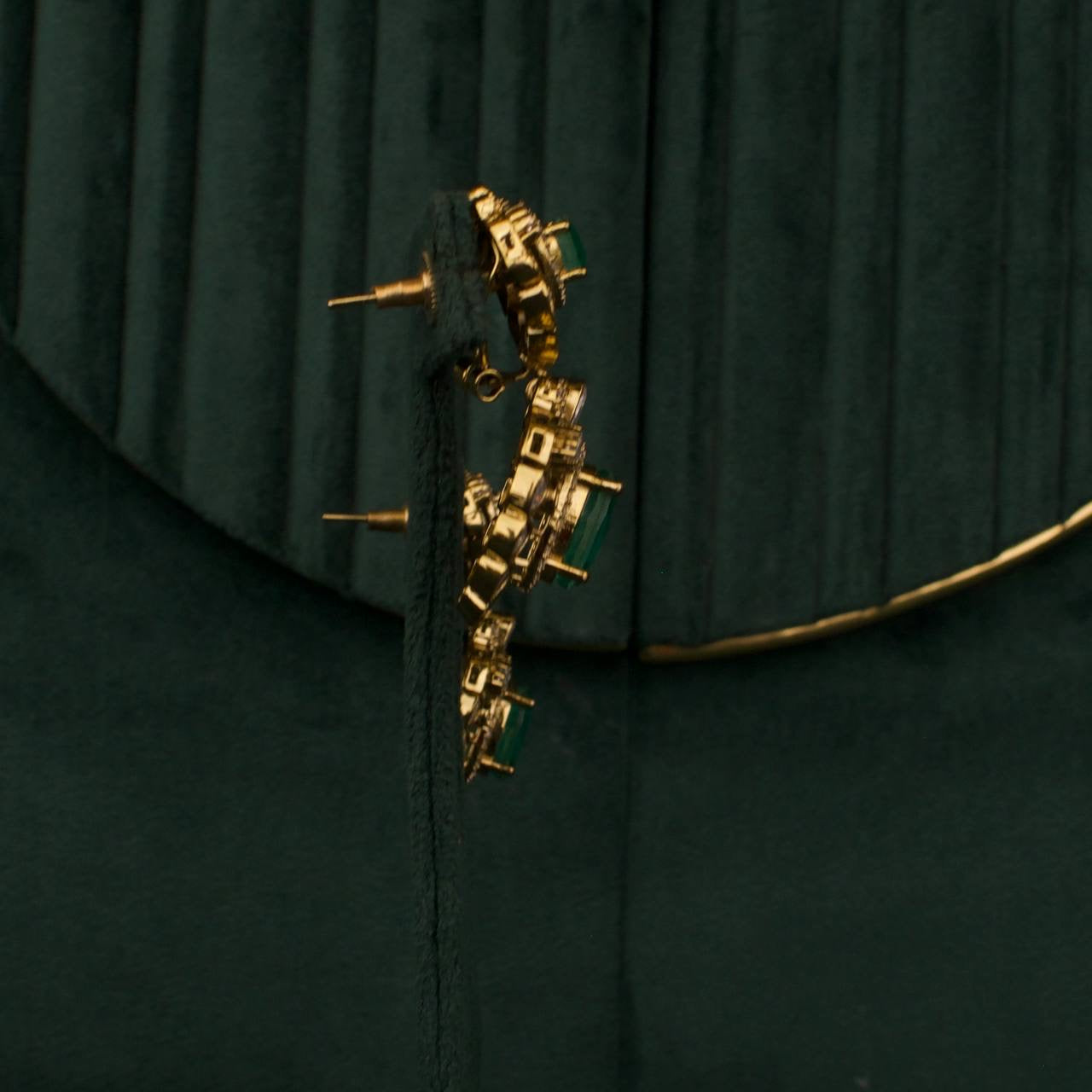 Bridal Moissanite Polki Layer By Layer Long Necklace Set