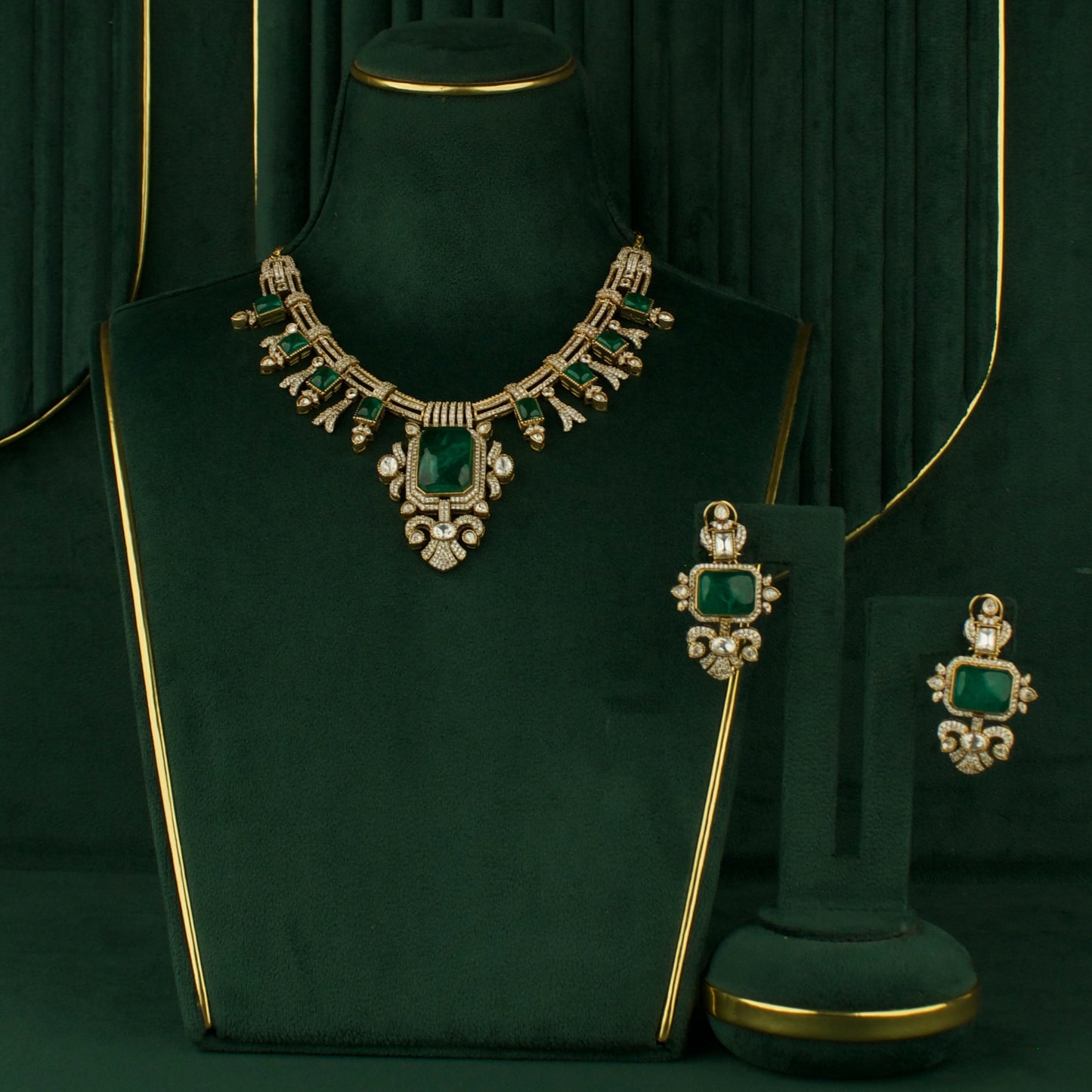Voguish Design Polki Victorian Necklace Seth
