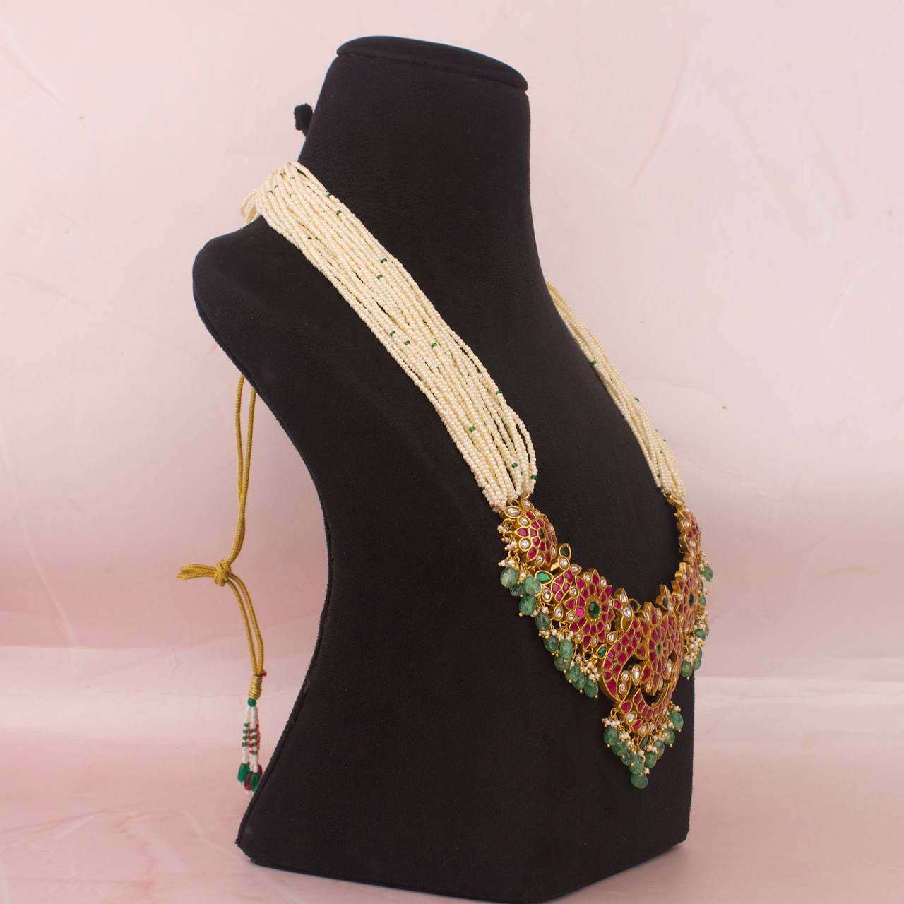 Traditional Bridal Jadau Kundan Rani Haram