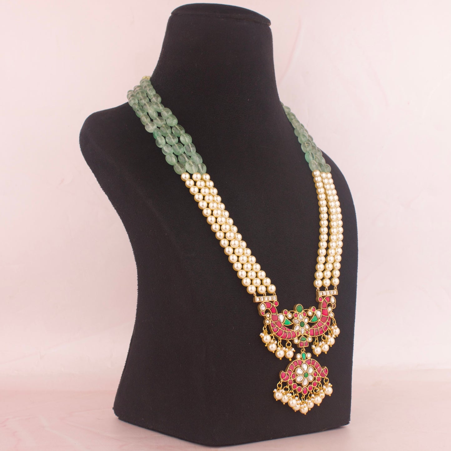 Trending Jadau Kundan Pearl Mala - DULHAN JEWELS