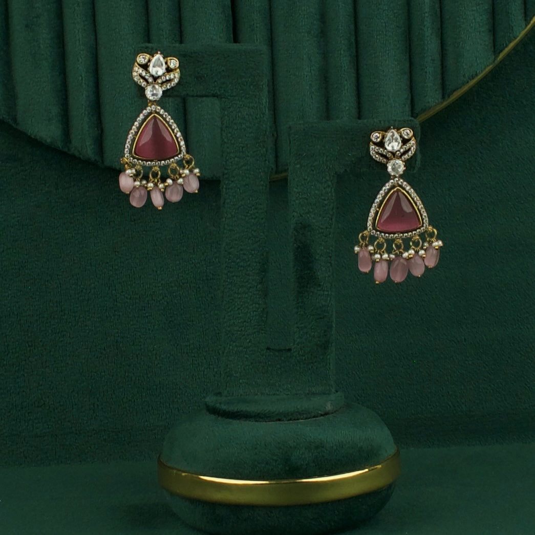 Exclusive Victorian Necklace Set with peacock motifs