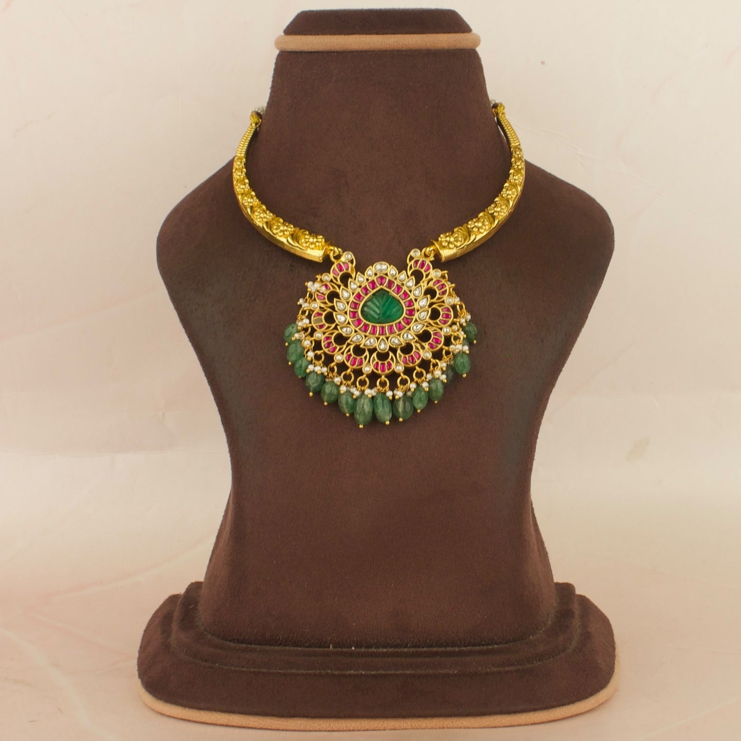 Heritage Chand Bali Design Jadau Kundan Kanti
