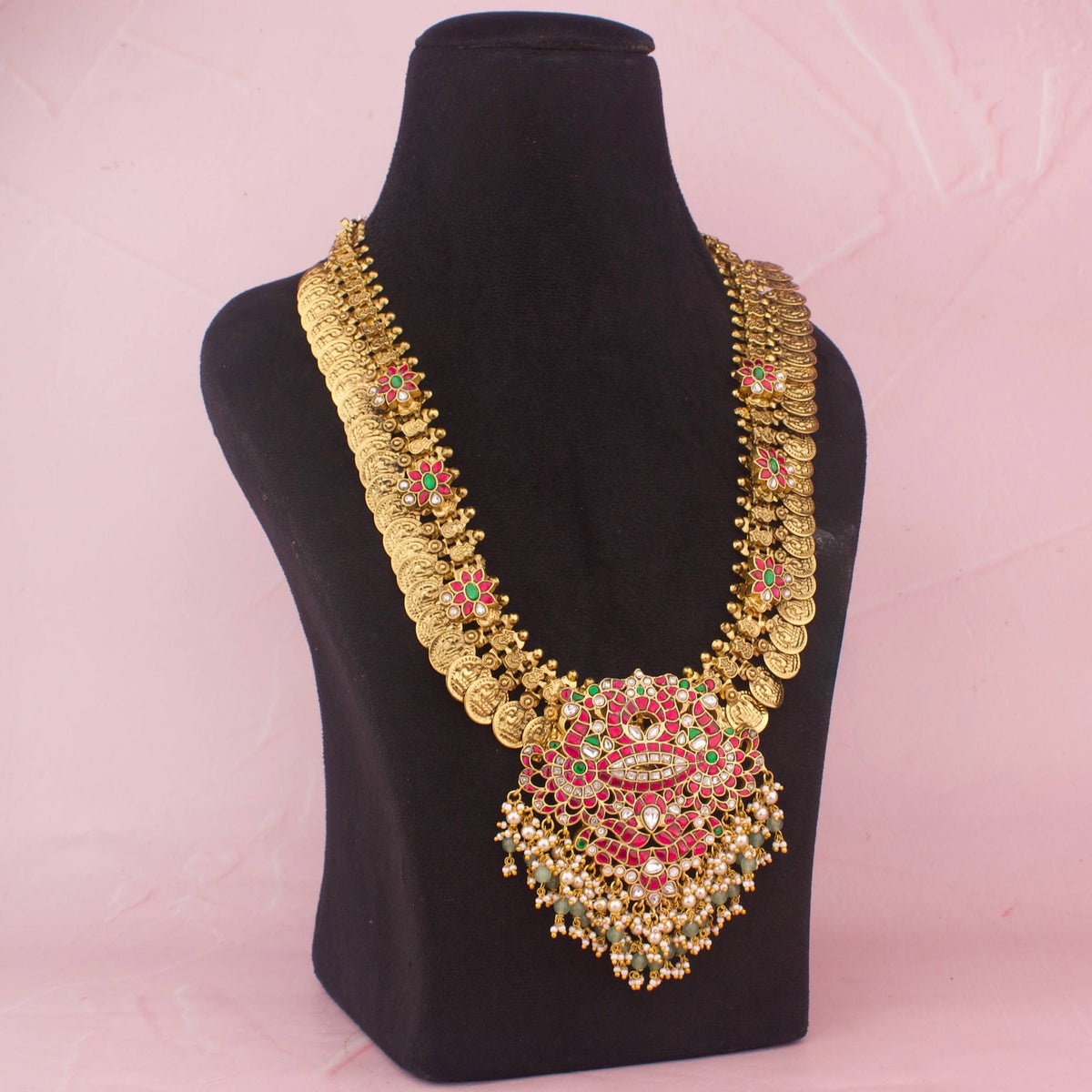 Elegant Gold Style Jadau Kundan Kasulu Haram