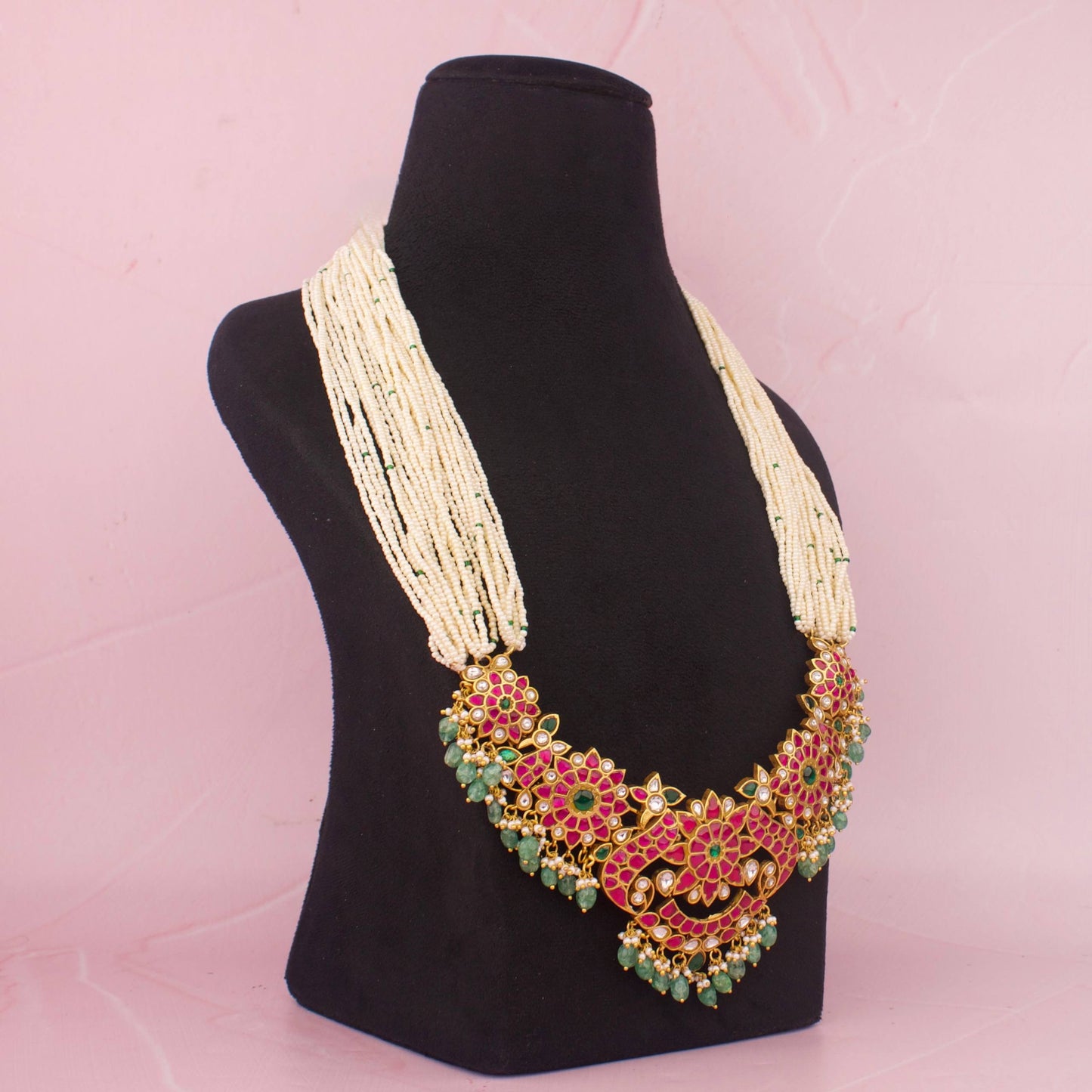 Traditional Bridal Jadau Kundan Rani Haram