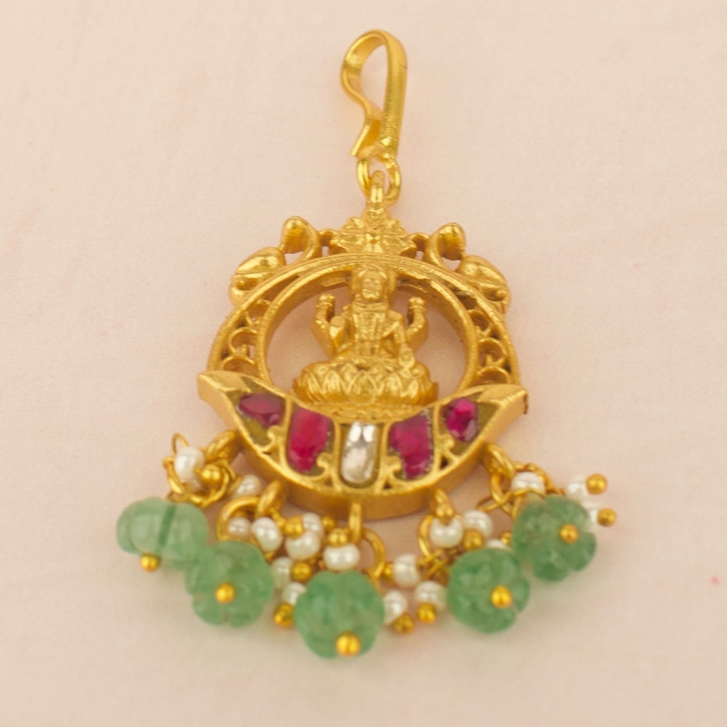 Laximi Devi Jadau Kundan Maangtika