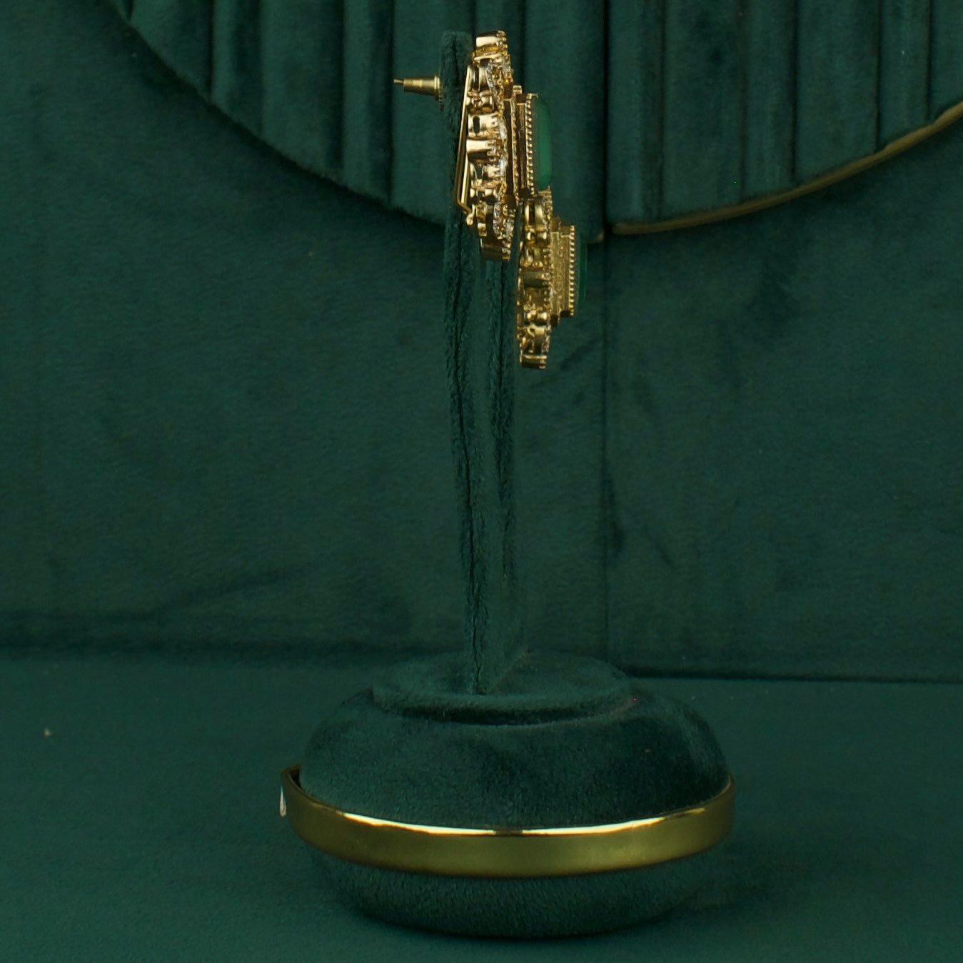 Royal Elegance Design Polki Victorian Necklace with Matching Earrings