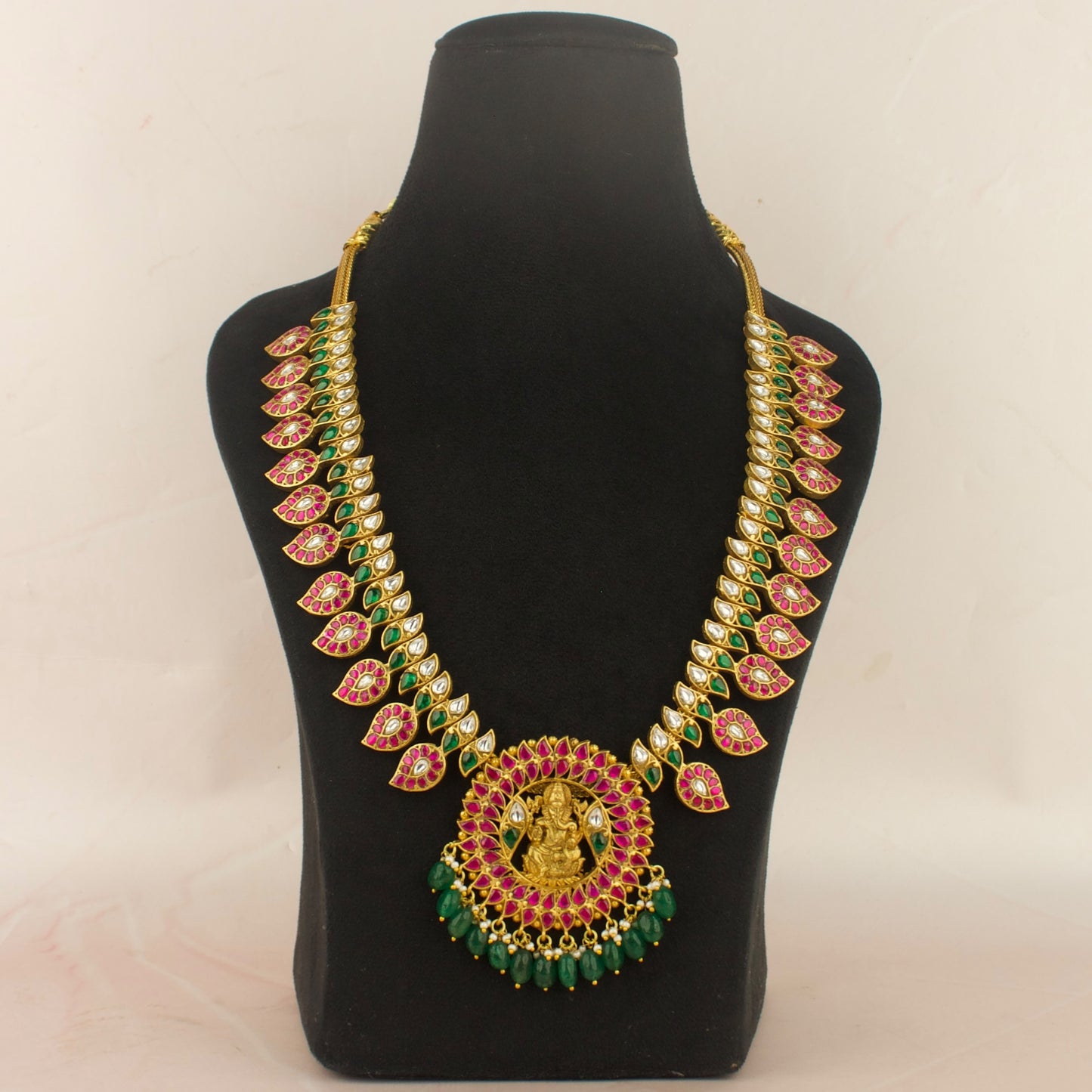 Exquisite Design Jadau Kundan Long Mango Haram