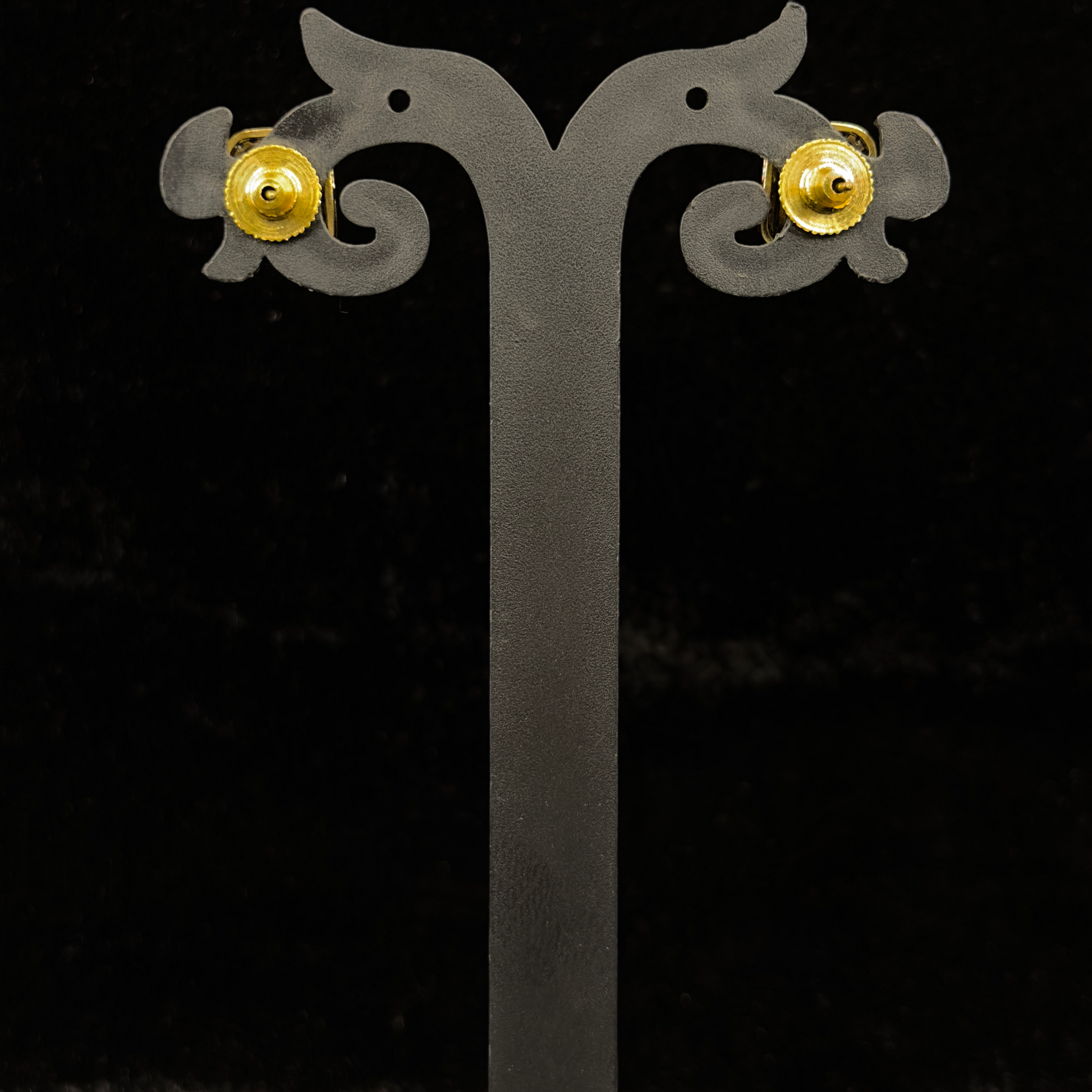 Antique Victorian Pendant Set with Diamond Floral Design and Matching Earrings