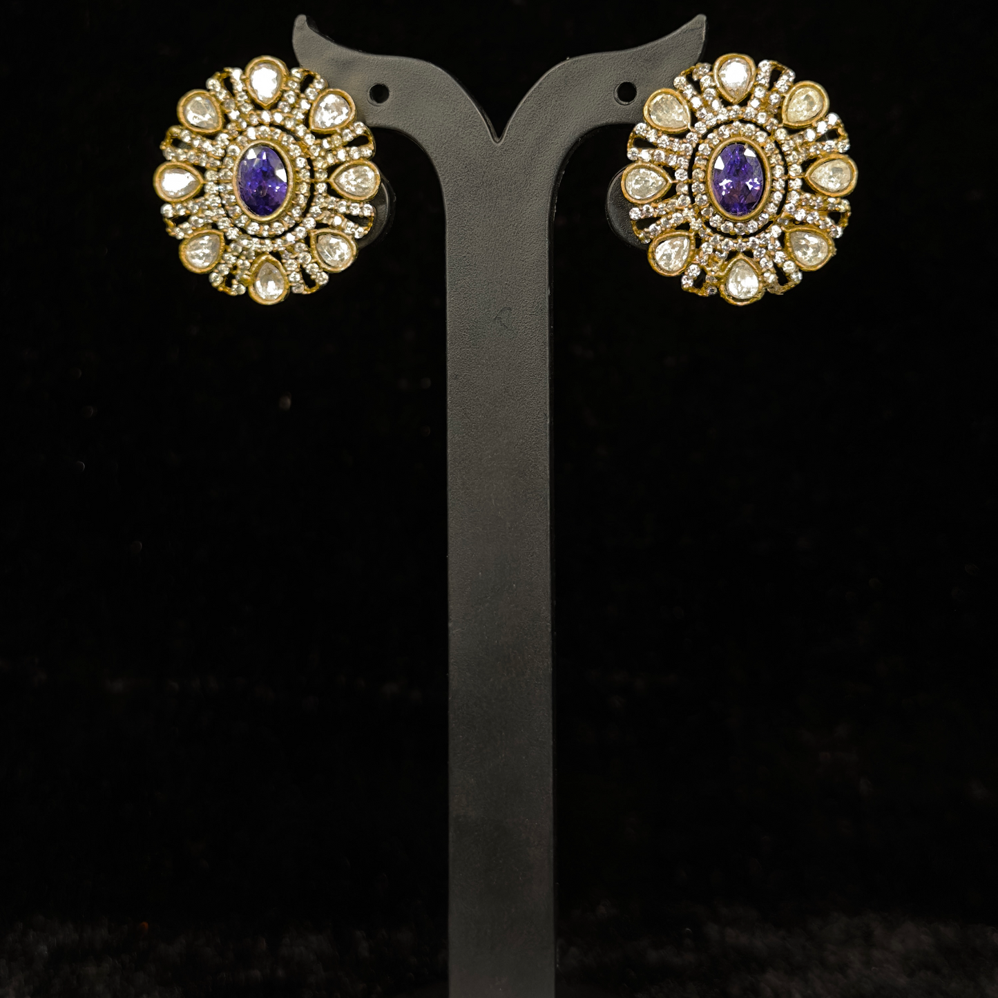 Timeless Green Layered Necklace Set with Zircon Pendants