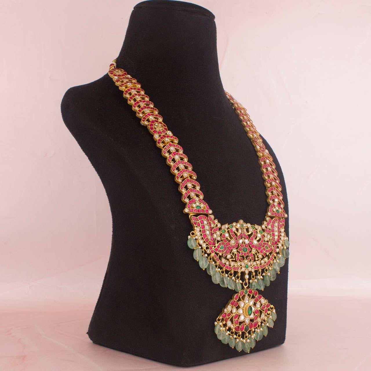 Bridal Jadau Kundan Rani Haram Necklace