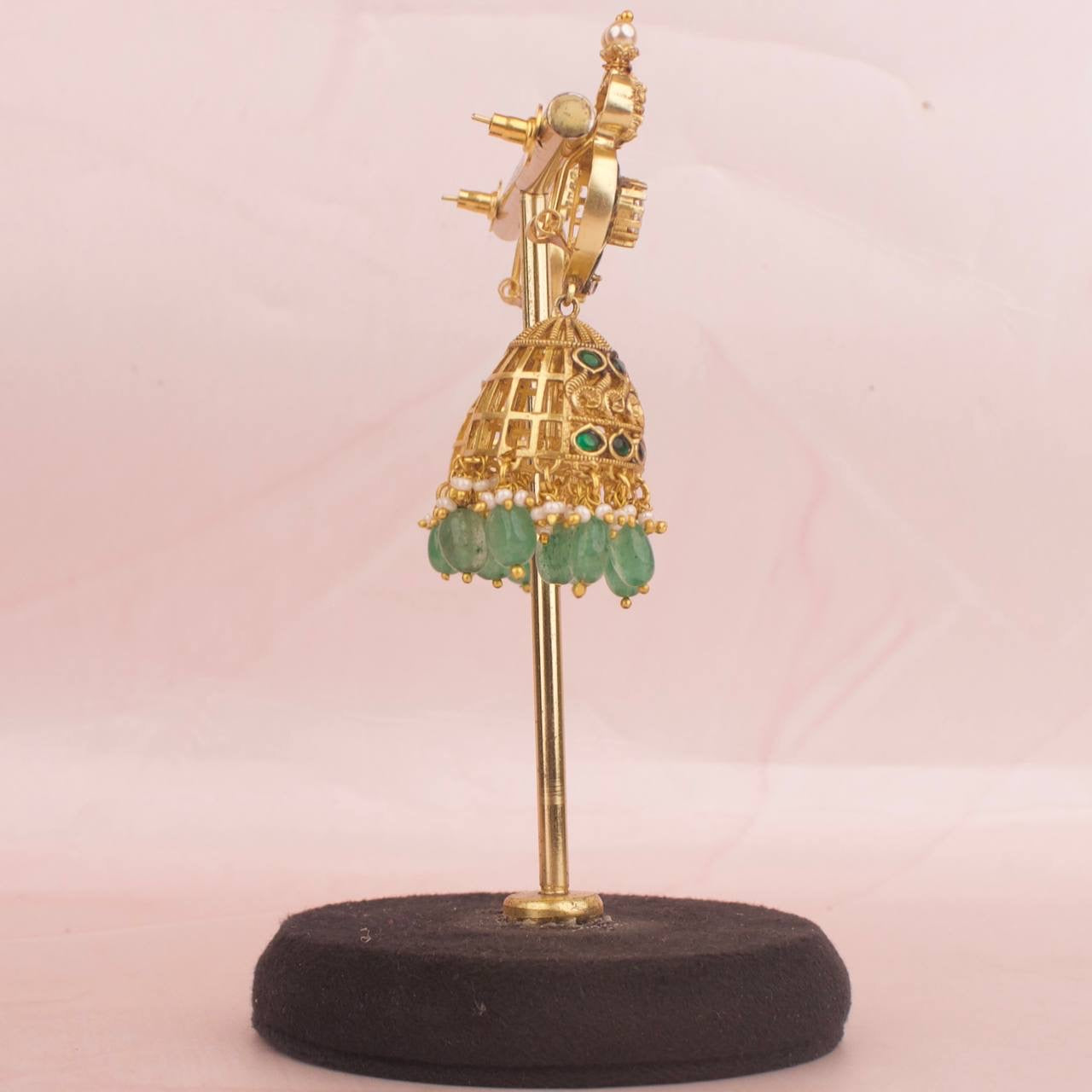 Traditional Jadau Kundan x Nakshi Laxmi Devi Necklace Set