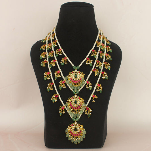 Jadau Layered Necklace (DJ440)