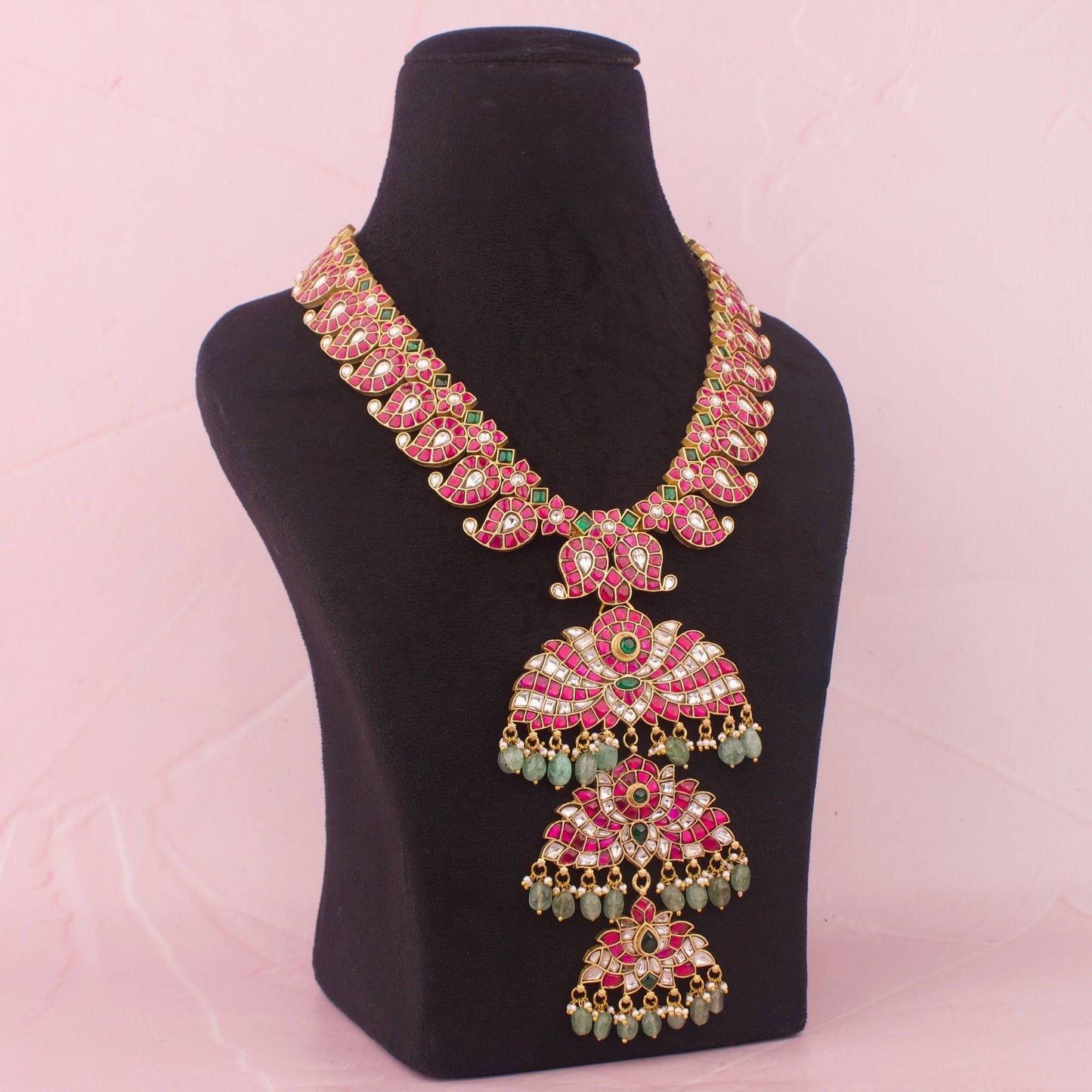 Exclusive Jadau Kundan Long Necklace Mango Haram