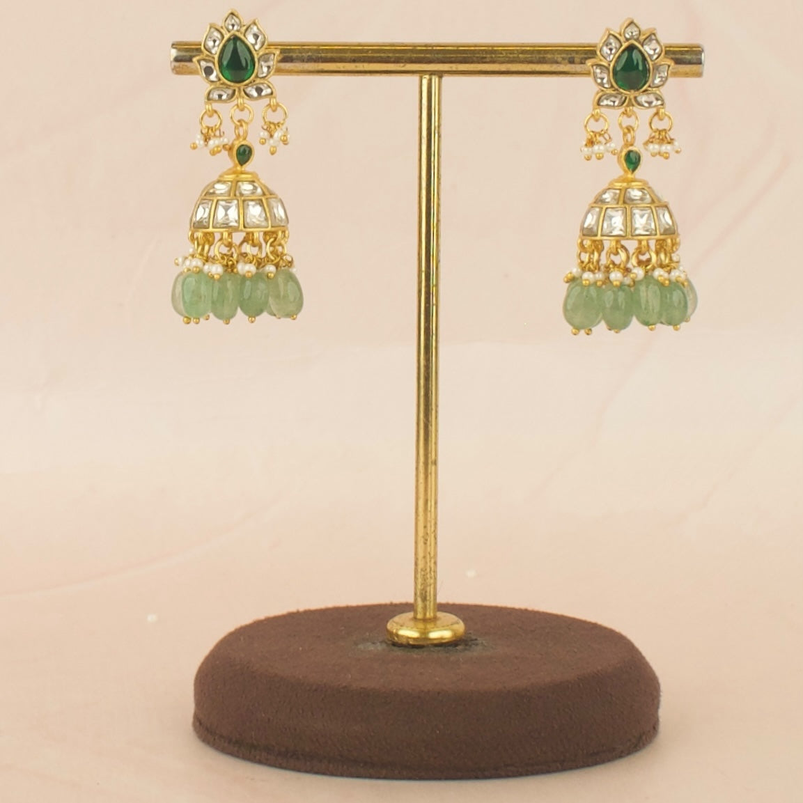 Glorious Elegant Design Jadau Kundan Jhumki