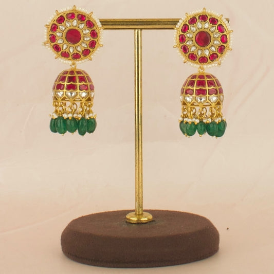 Dazzling Design Jadau Kundan Jhumki