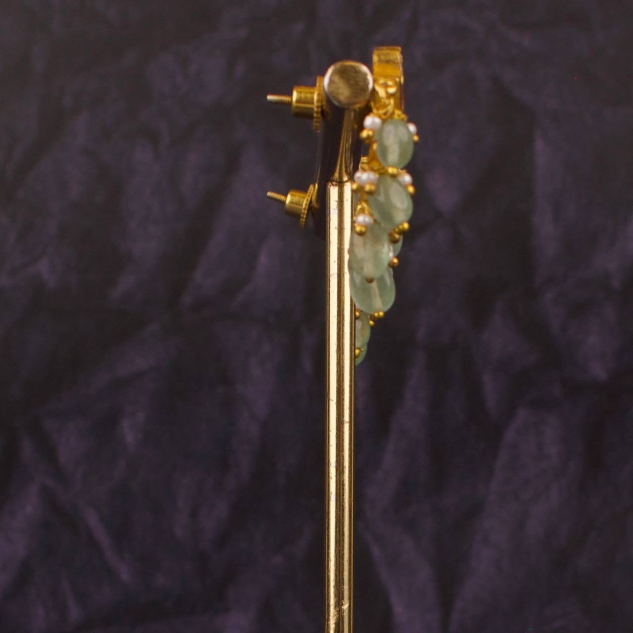 Lotus Studded Jadau Kundan Studs Earrings