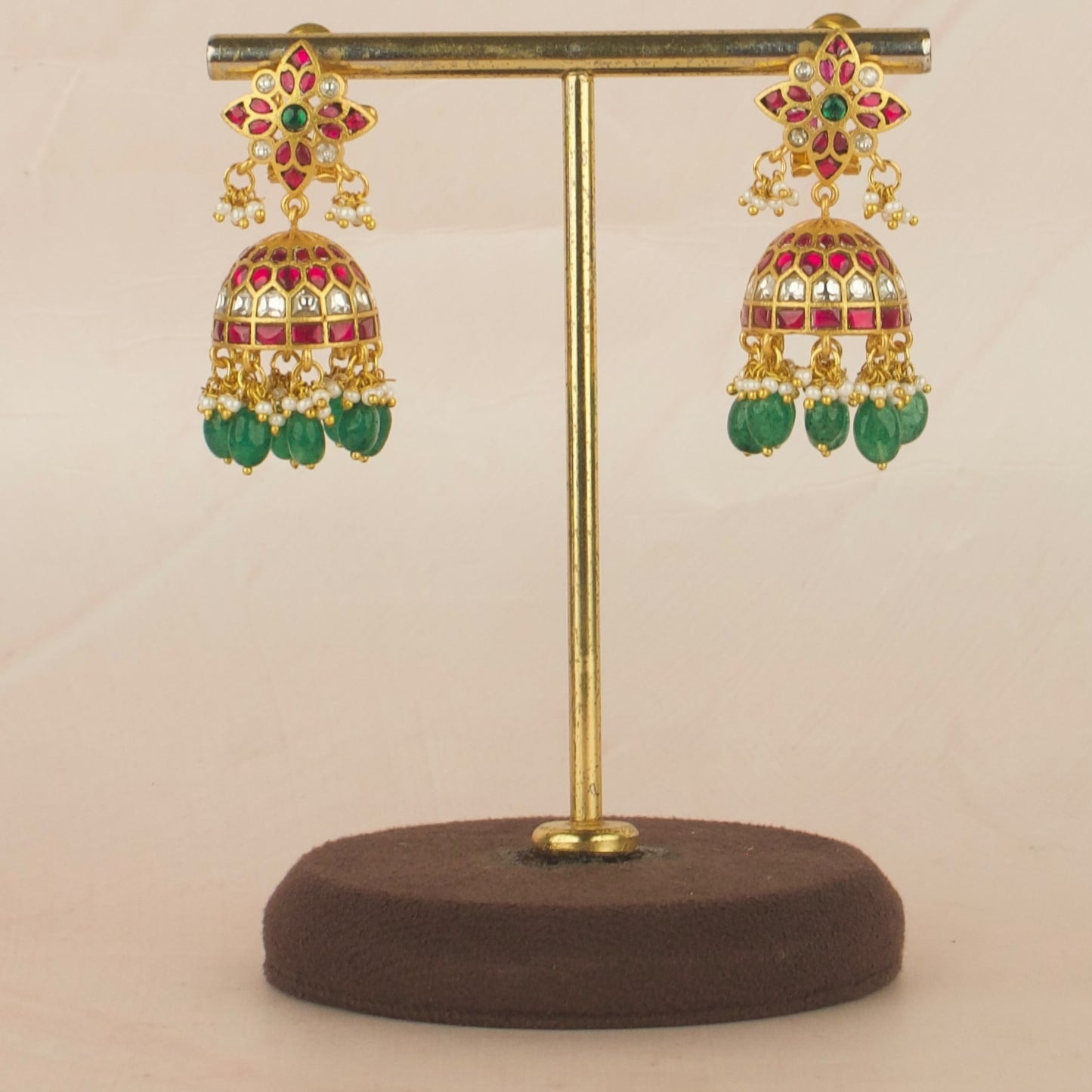 Spectacular Design Jadau Kundan Jhumki