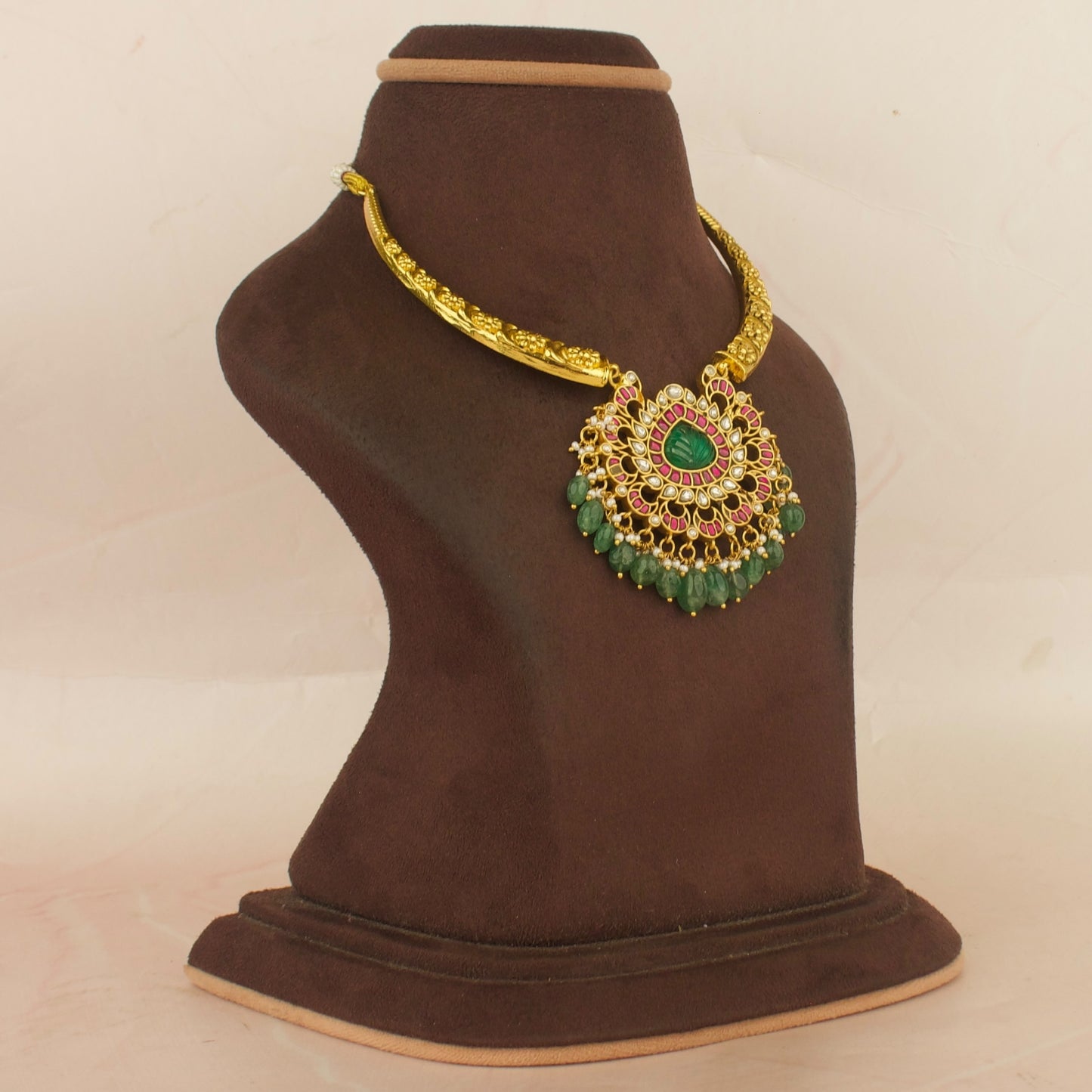 Heritage Chand Bali Design Jadau Kundan Kanti