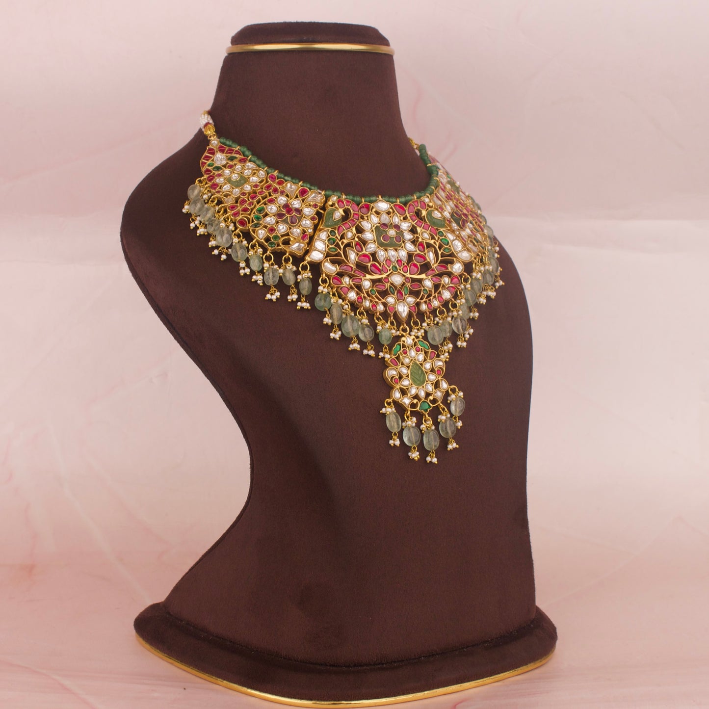 Premium Jadau Kundan Short Necklace