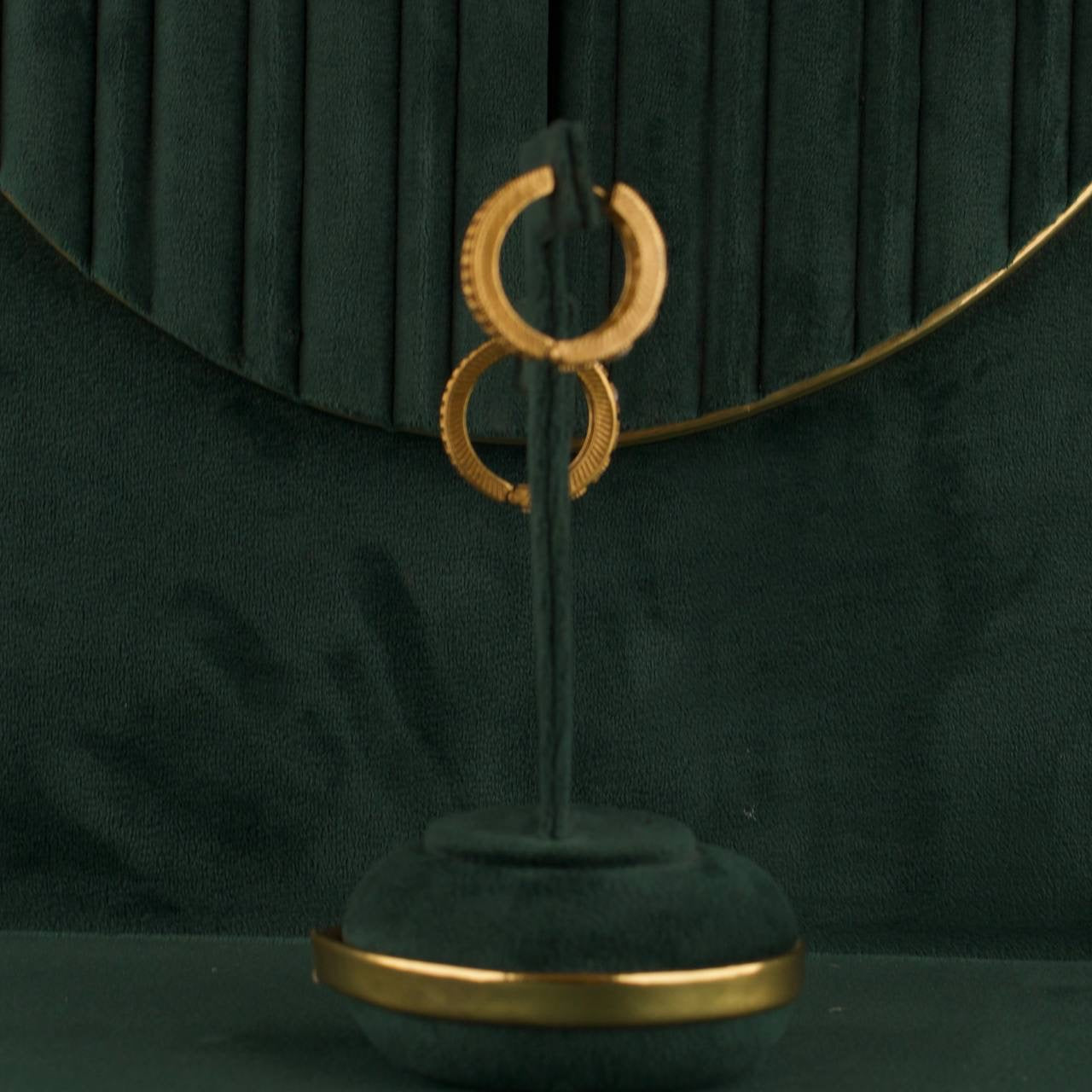 Loop Style Polki Earrings