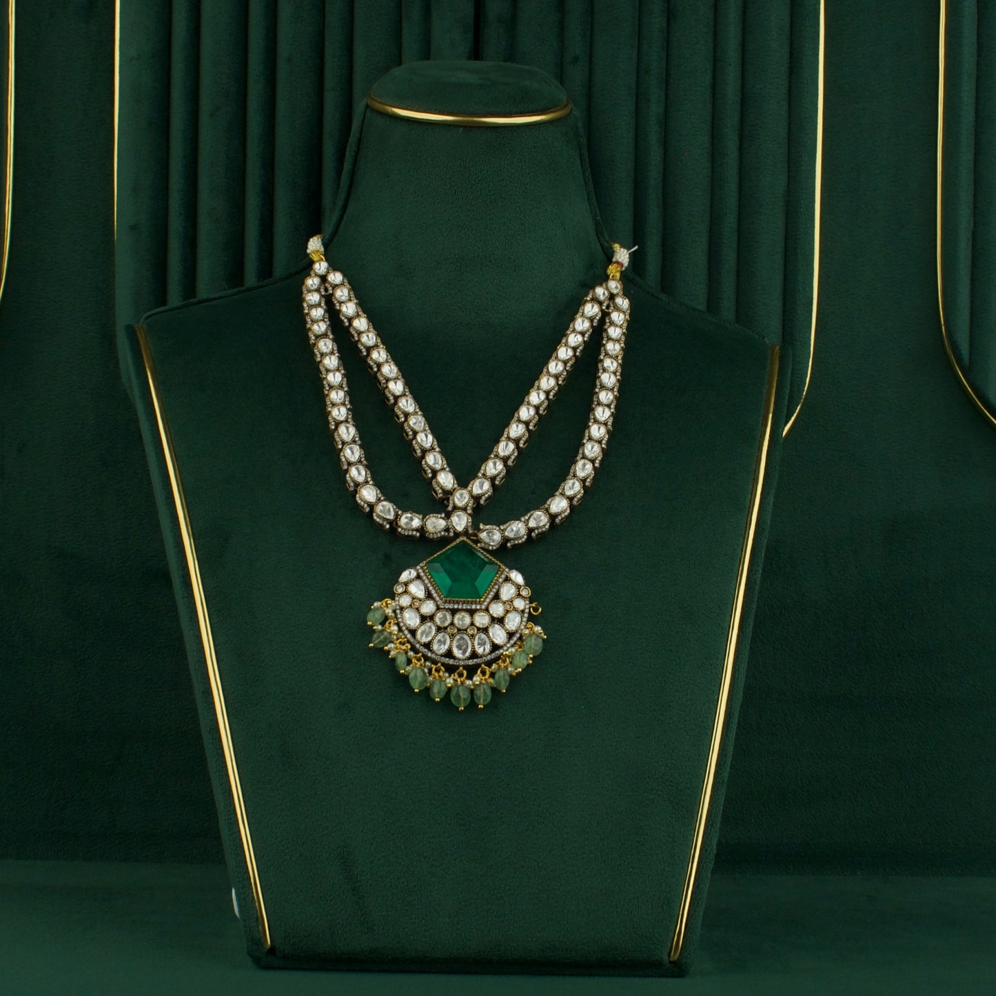 Alluring Two-Line Victorian Necklace Set