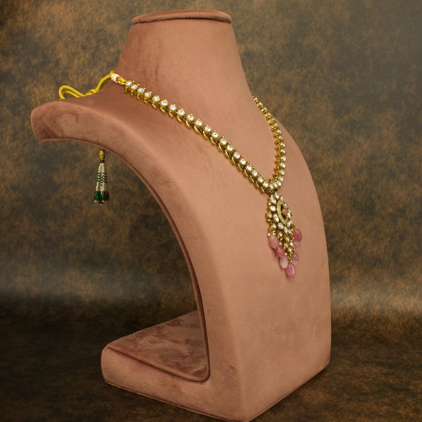 Victorian AD Necklace with push back earrings