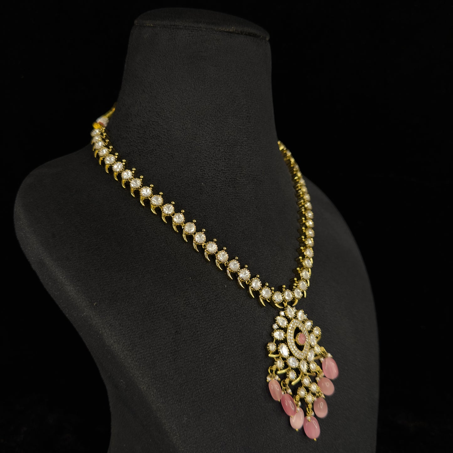Victorian AD Necklace with push back earrings