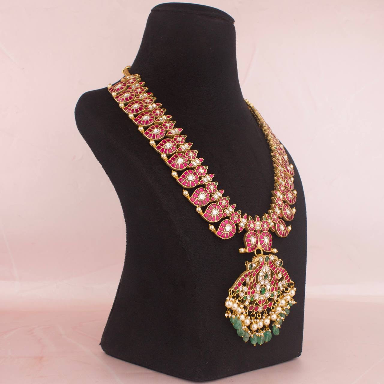 Bridal Detachable Locket Jadau Kundan Mango Haram