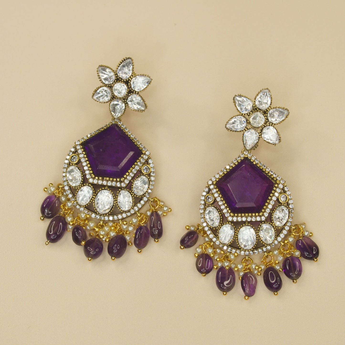 Alluring Two-Line Victorian Necklace Set