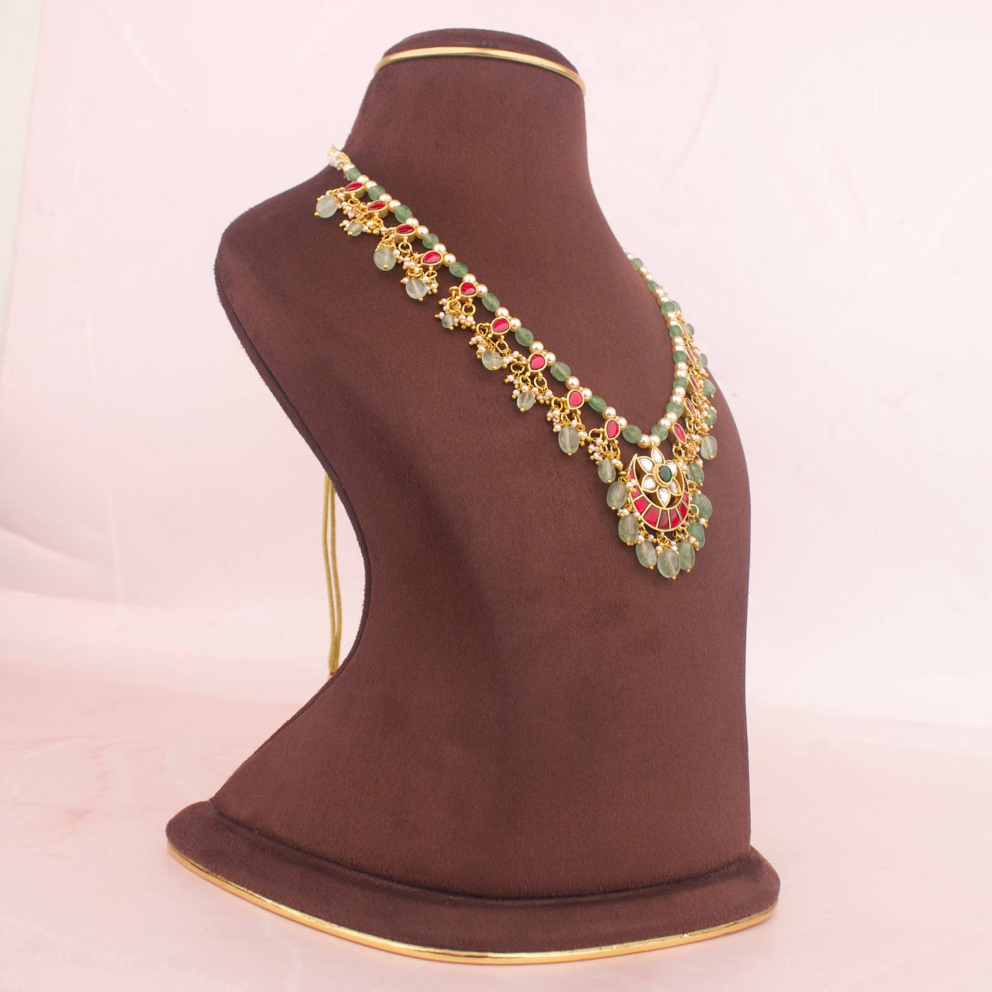 Designer Party Wear Jadau Kundan Necklace – Glamorous Edition