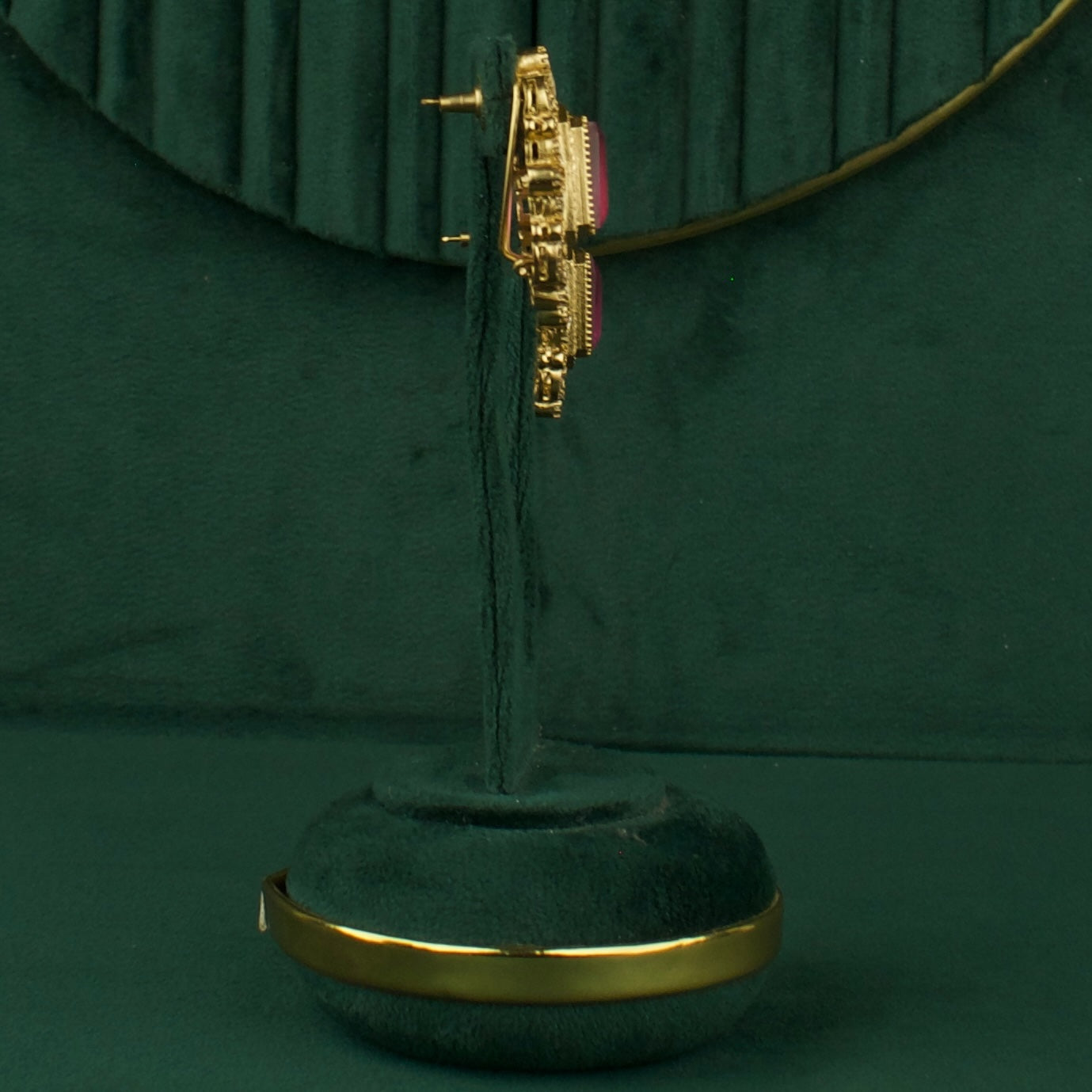 Royal Elegance Design Polki Victorian Necklace with Matching Earrings