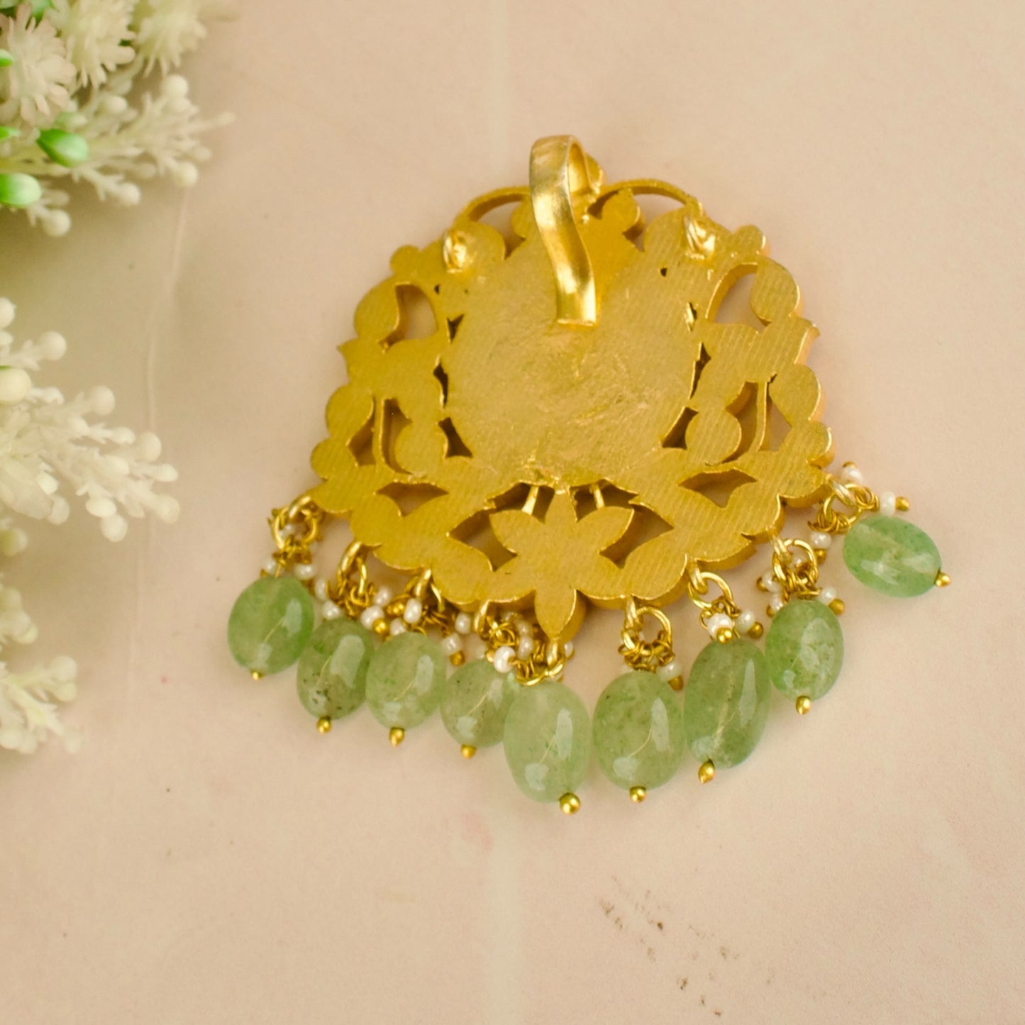 Grand intricate Design Jadau Kundan Locket