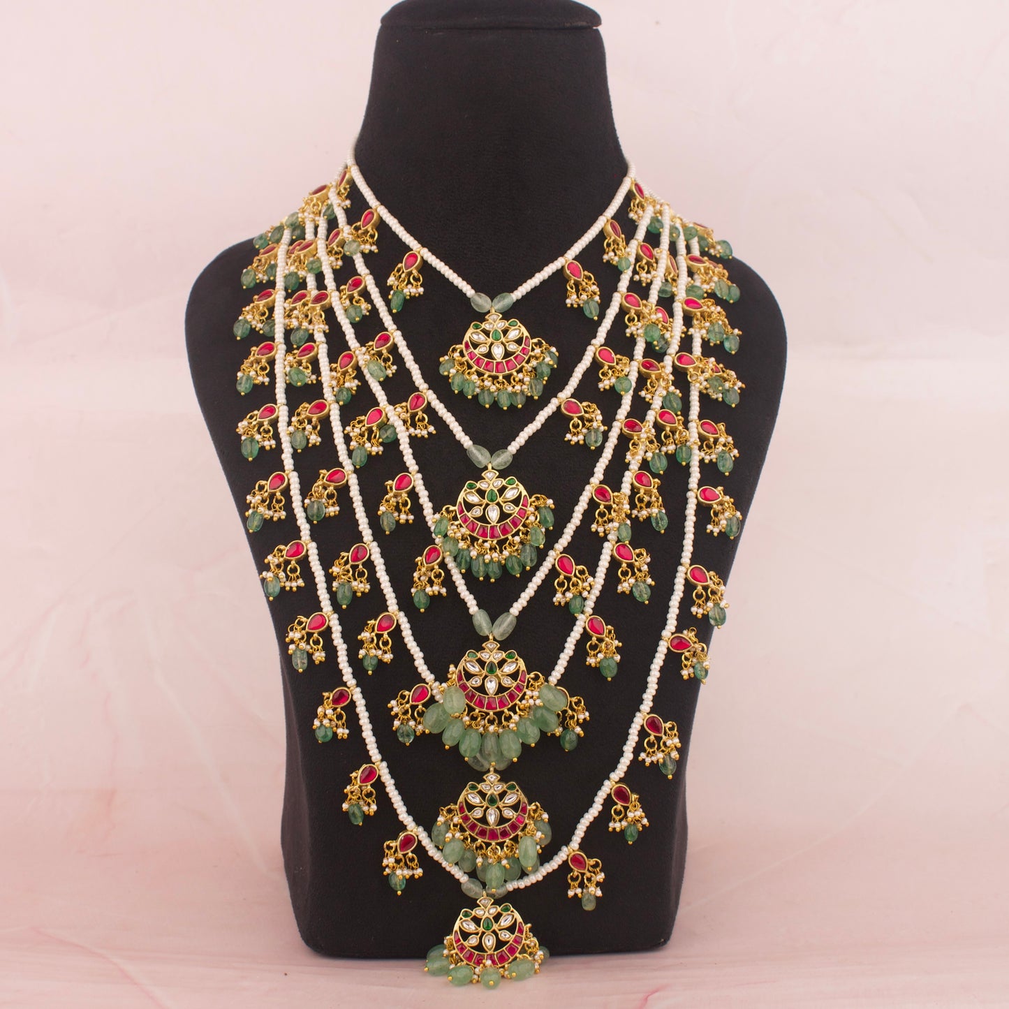 Bride’s Favourite Jadau Kundan Traditional 5 Lada