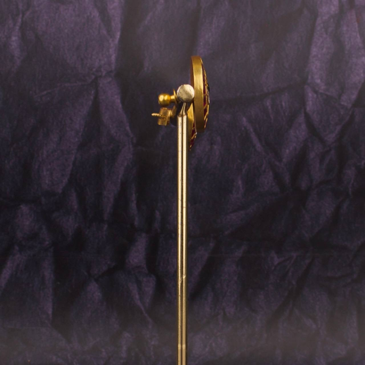 Peacock Studded Jadau Kundan Stud Earrings