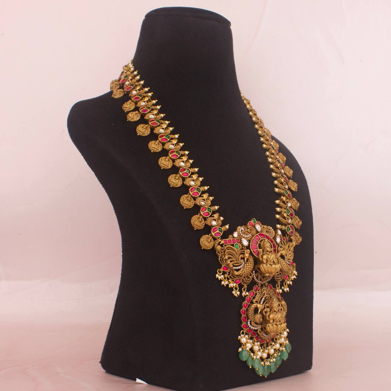 Trending Jadau Kundan x Nakshi Long Haram